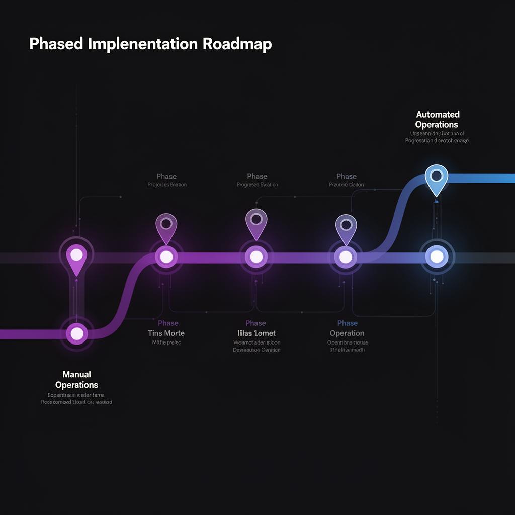 Phased roadmap from manual to automated MSP operations